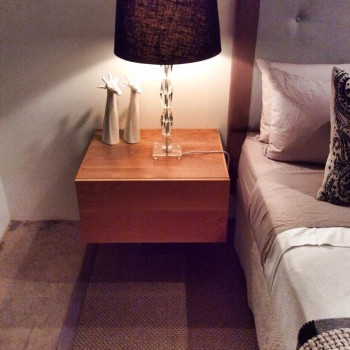Floating Oak bedside table