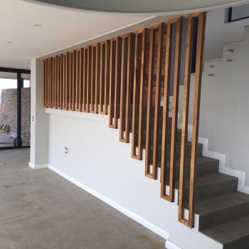 Oak balustrades